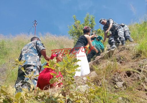 सशस्त्र प्रहरीद्वारा काभ्रेमा विपद् प्रतिकार्य स्वयंसेवक तालिम