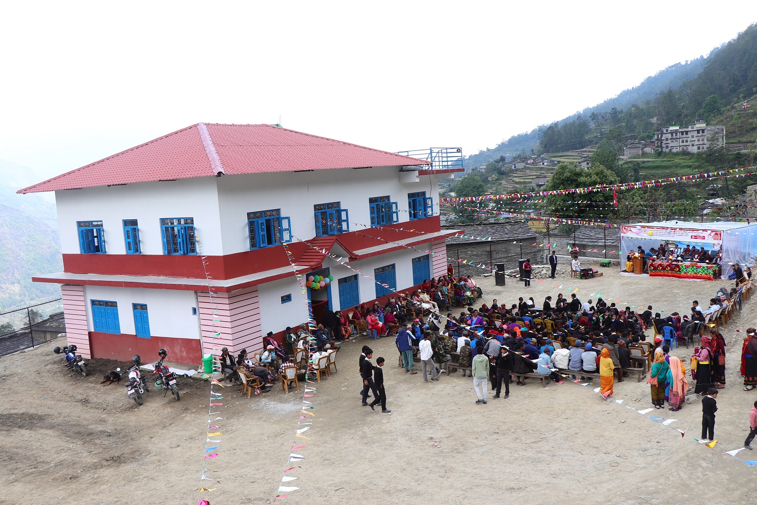 एक करोड ४८ लाख रुपैयाको लागतमा झिँमा वडा कार्यालय भवन निर्माण