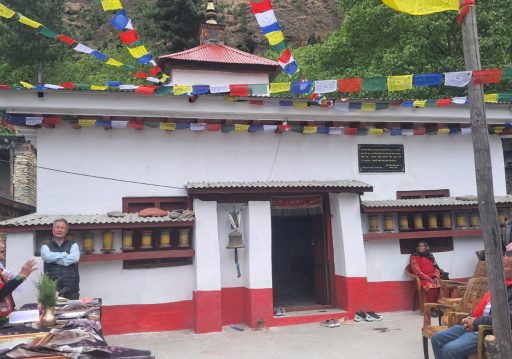पाँच शताब्दी पुरानो गुम्बा जीर्णोद्धार