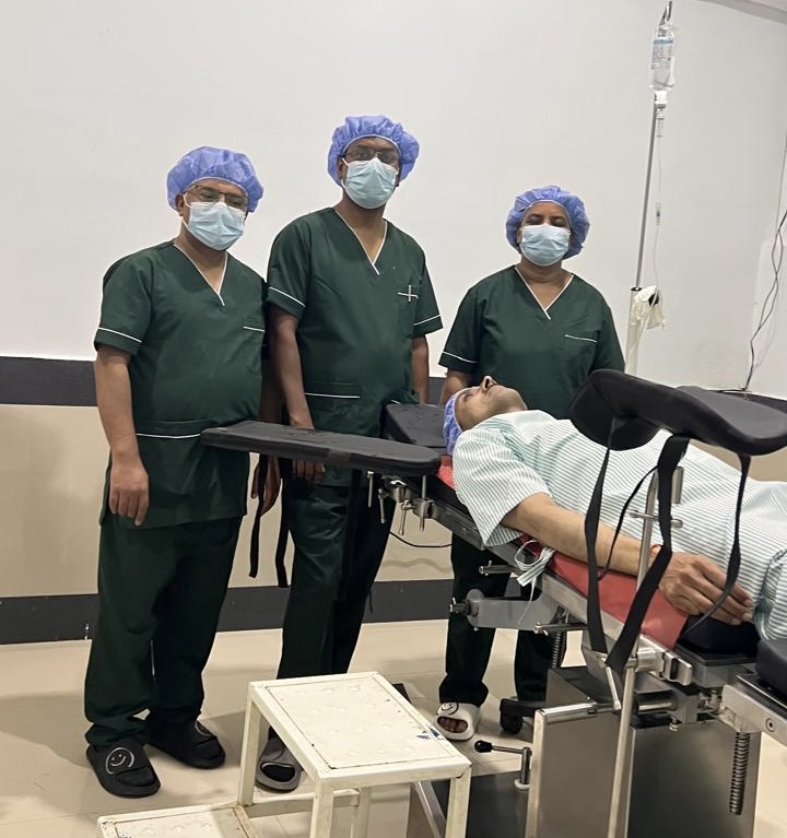मातातीर्थ आयुर्वेद तथा वैकल्पिक चिकित्सालयमा शल्यक्रिया सुरु