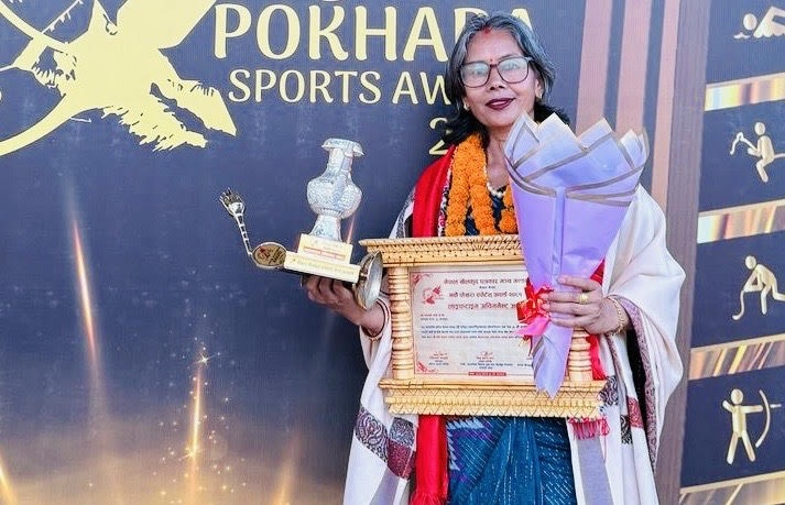 ओलम्पियन एवं सुटिङ प्रशिक्षक भगवती खत्री केसीलाई ‘लाइफटाइम अचिभमेन्ट अवार्ड’
