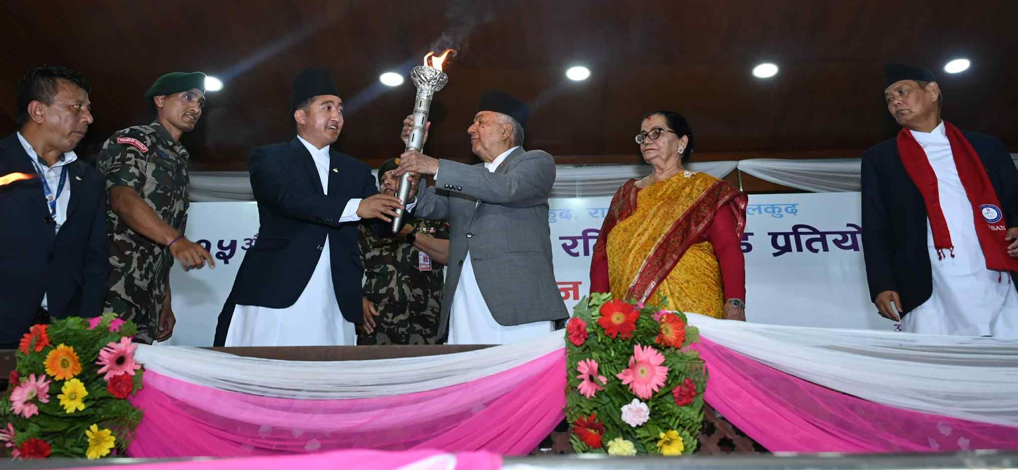 खेलाडी उत्पादनको प्रमुख र प्रारम्भिक जग भनेकै गाउँ र विद्यालय हुन : राष्ट्रपति पौडेल