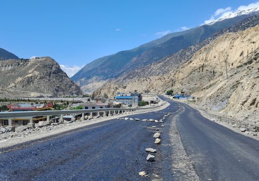 बेनी-जोमसोम-कोरला सडकखण्डको ८४ प्रतिशत भौतिक प्रगति