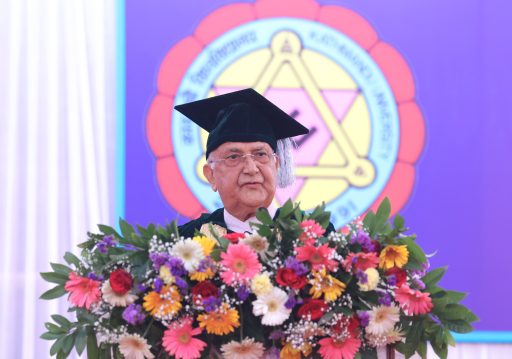 प्राप्त ज्ञानलाई व्यवहारमा उतारेर नयाँ नयाँ चुनौतीको सामना गर्न विद्यार्थीलाई प्रधानमन्त्रीको आग्रह