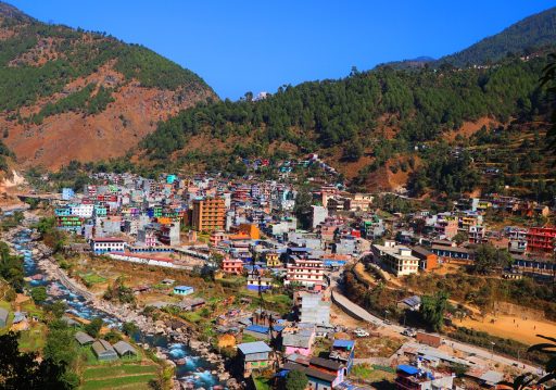 बुर्तिबाङलाई नयाँ सहर बनाउने कार्य सुस्त गतिमा