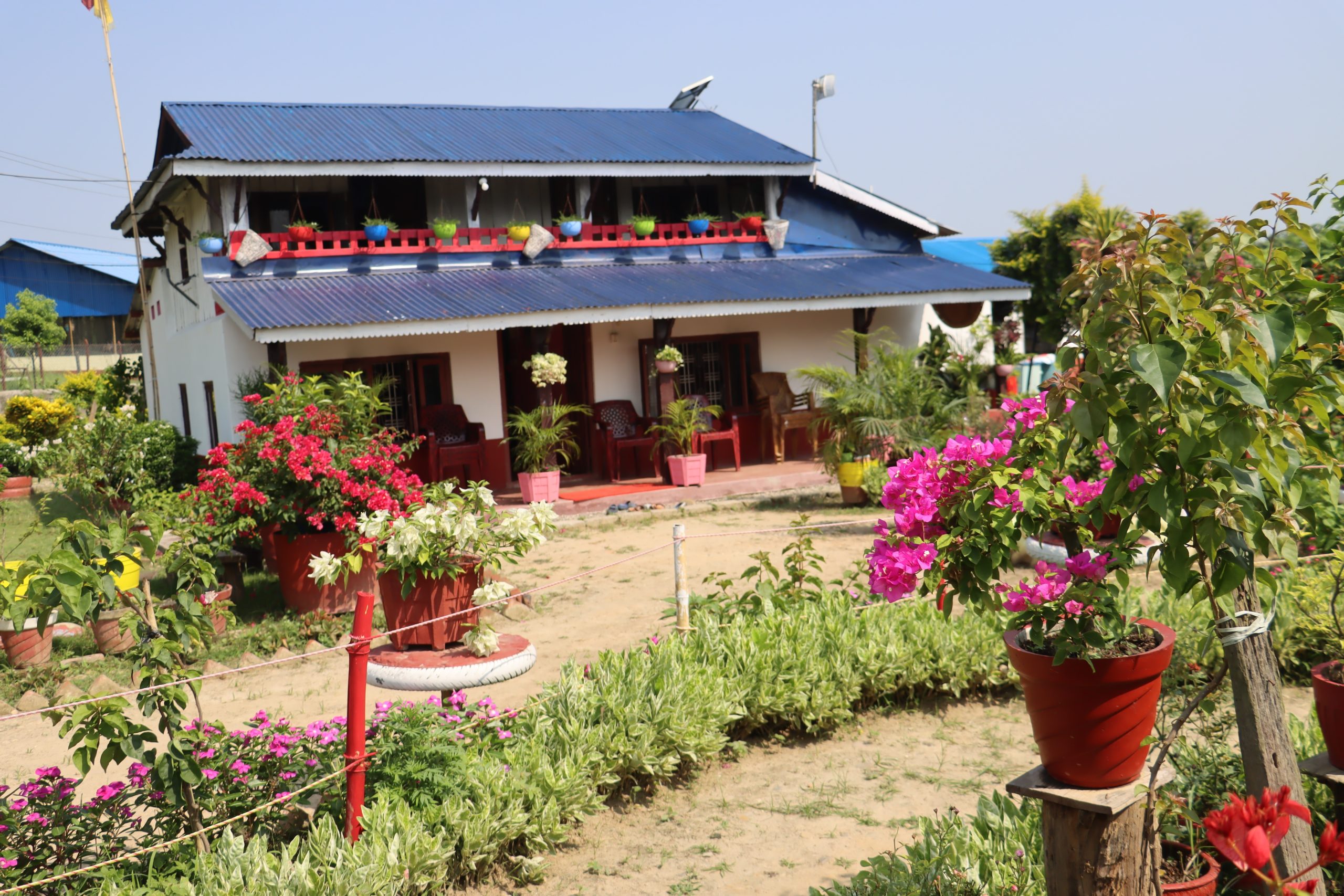 फूलैफूलले सजिएको कृषि र धार्मिक पर्यटकीय गन्तव्य माडीको अयोध्यामार्ग