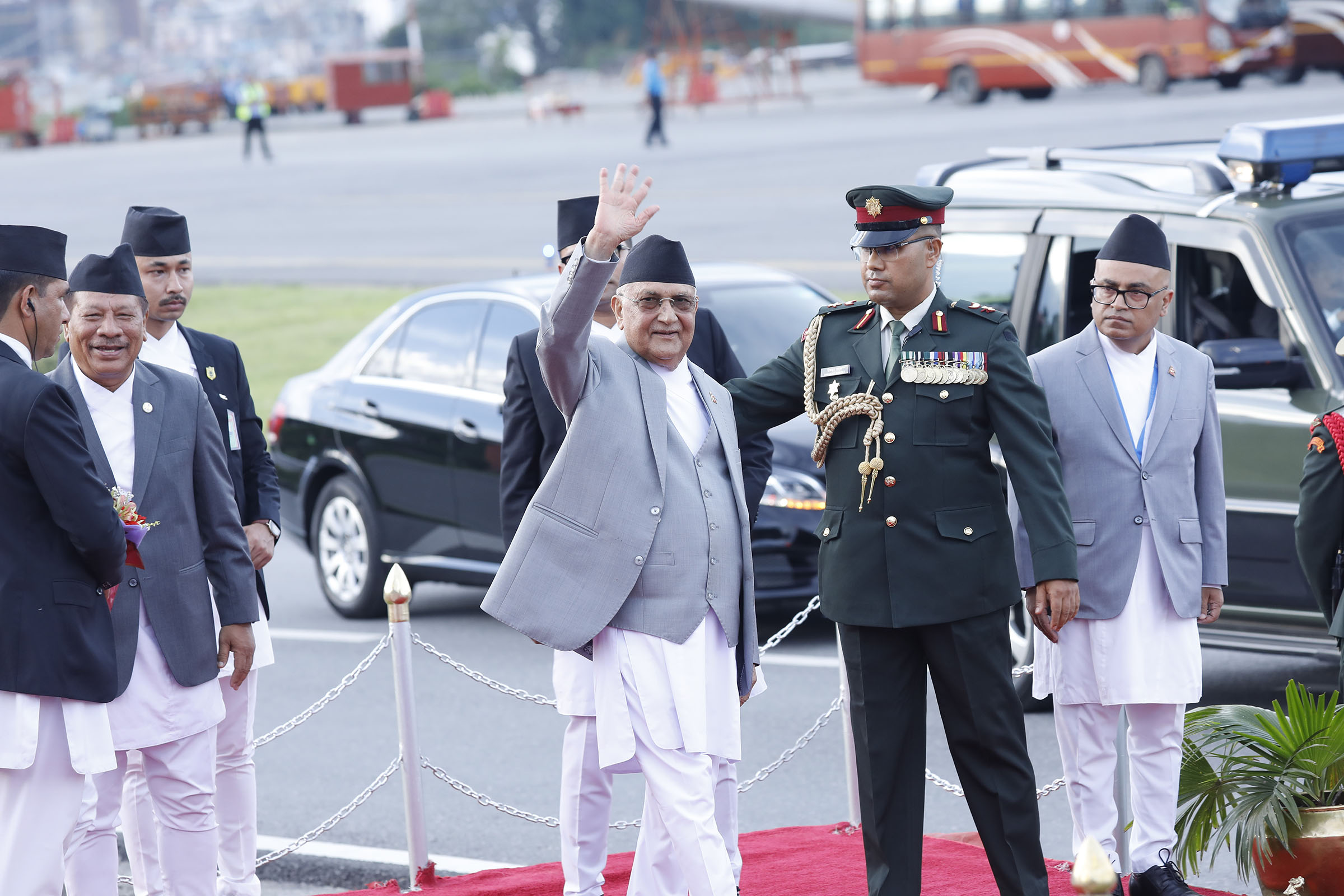 प्रधानमन्त्री ओली स्पेन प्रस्थान, राष्ट्रसङ्घीय सम्मेलनमा सहभागी हुने