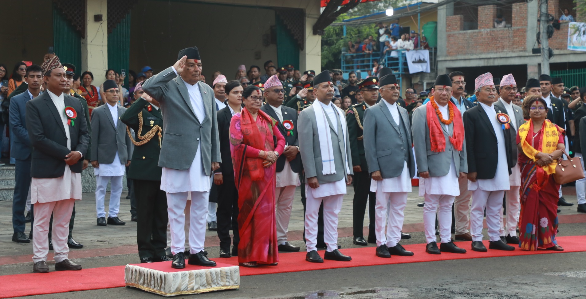 राष्ट्रपति पौडेलद्वारा भोटोजात्रा अवलोकन
