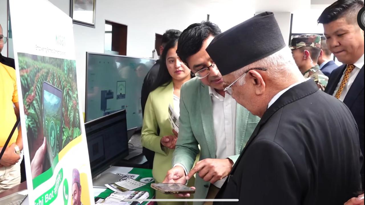 प्रधानमन्त्री ओलीले परीक्षण गरे ‘कनेक्ट किसान’ एआई, वैज्ञानिक उत्तरबाट सन्तुष्ट