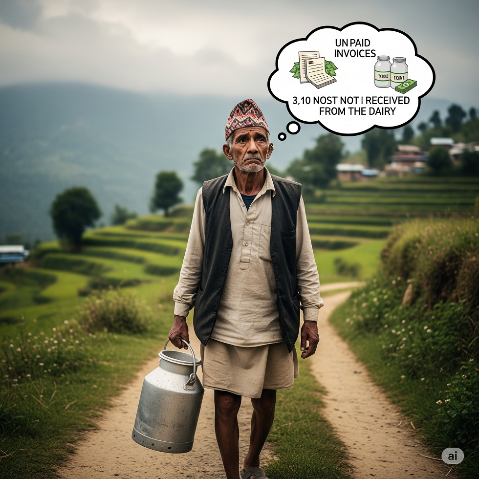 दुग्ध उत्पादक किसानले अझै ४ अर्ब भुक्तानी पाएनन्, भदौ ४ गते देखि चरणबद्ध आन्दोलन गर्ने चेतावनी