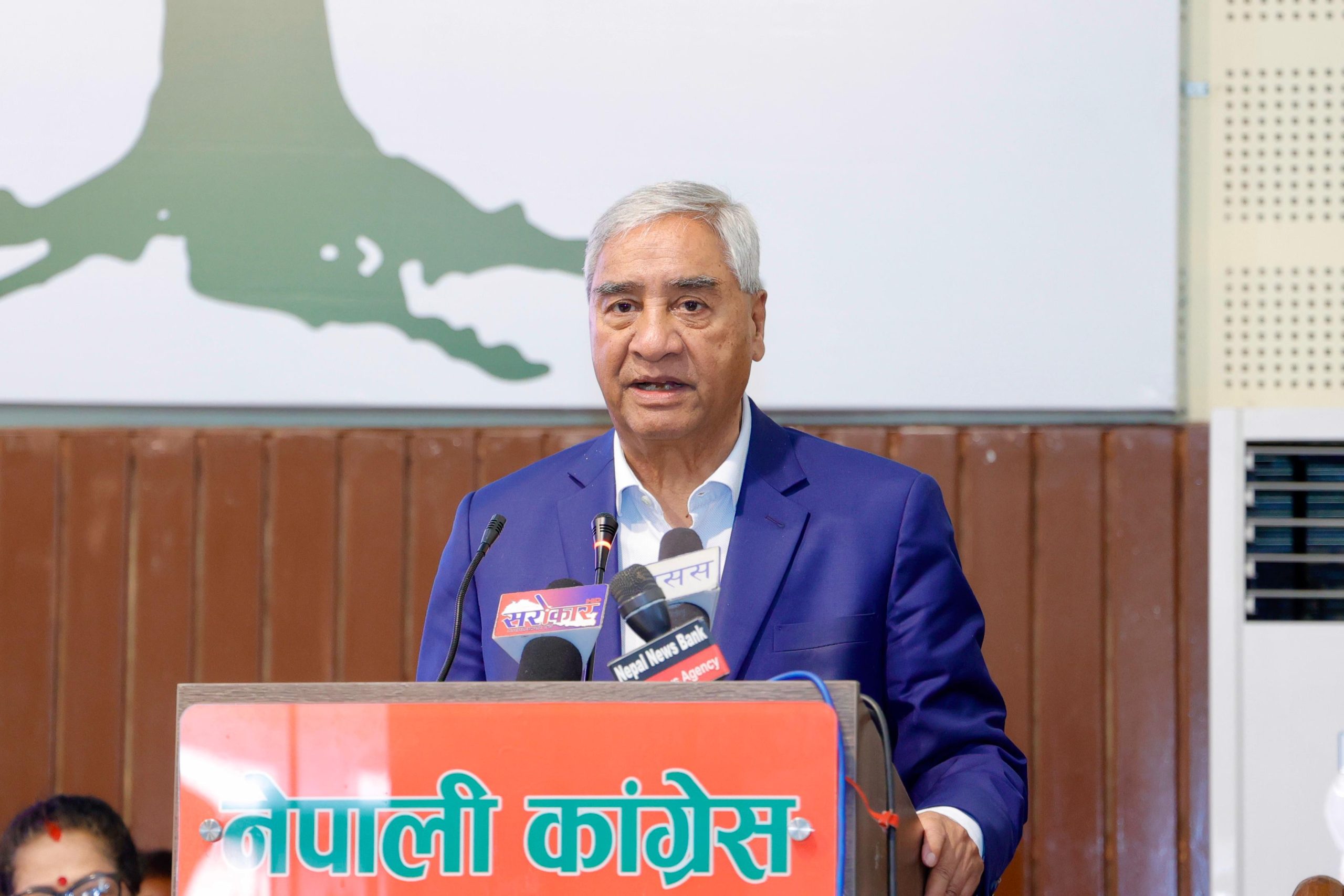 नेपालका सबै जातजाति एकताबद्ध भएर अगाडि बढिरहेका छन्ः सभापति देउवा