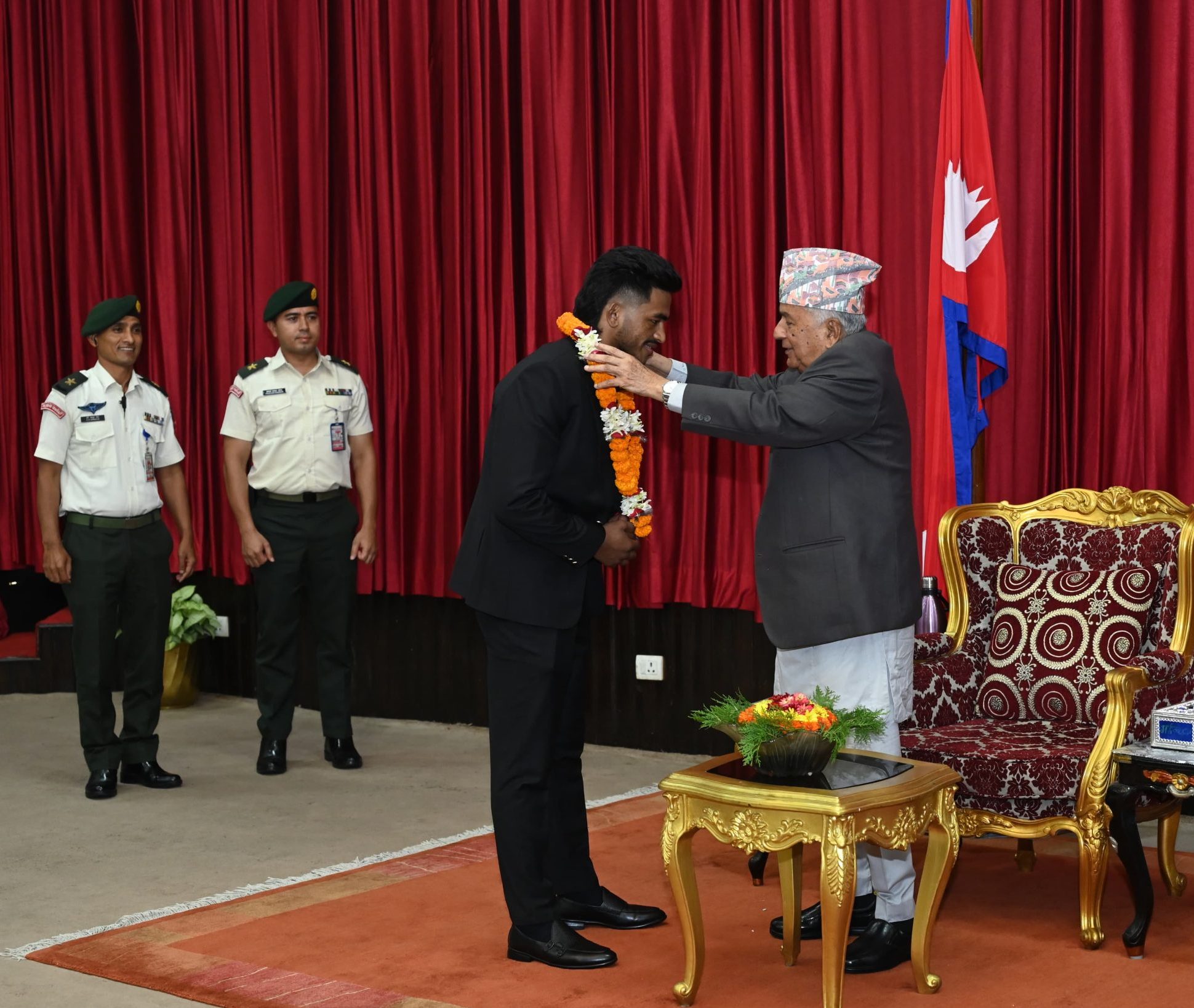 खेलाडीको खेलक्षेत्रमा भविष्य सुरक्षित गर्नेतर्फ सरकारले ध्यान दिनुपर्छः राष्ट्रपति पौडेल