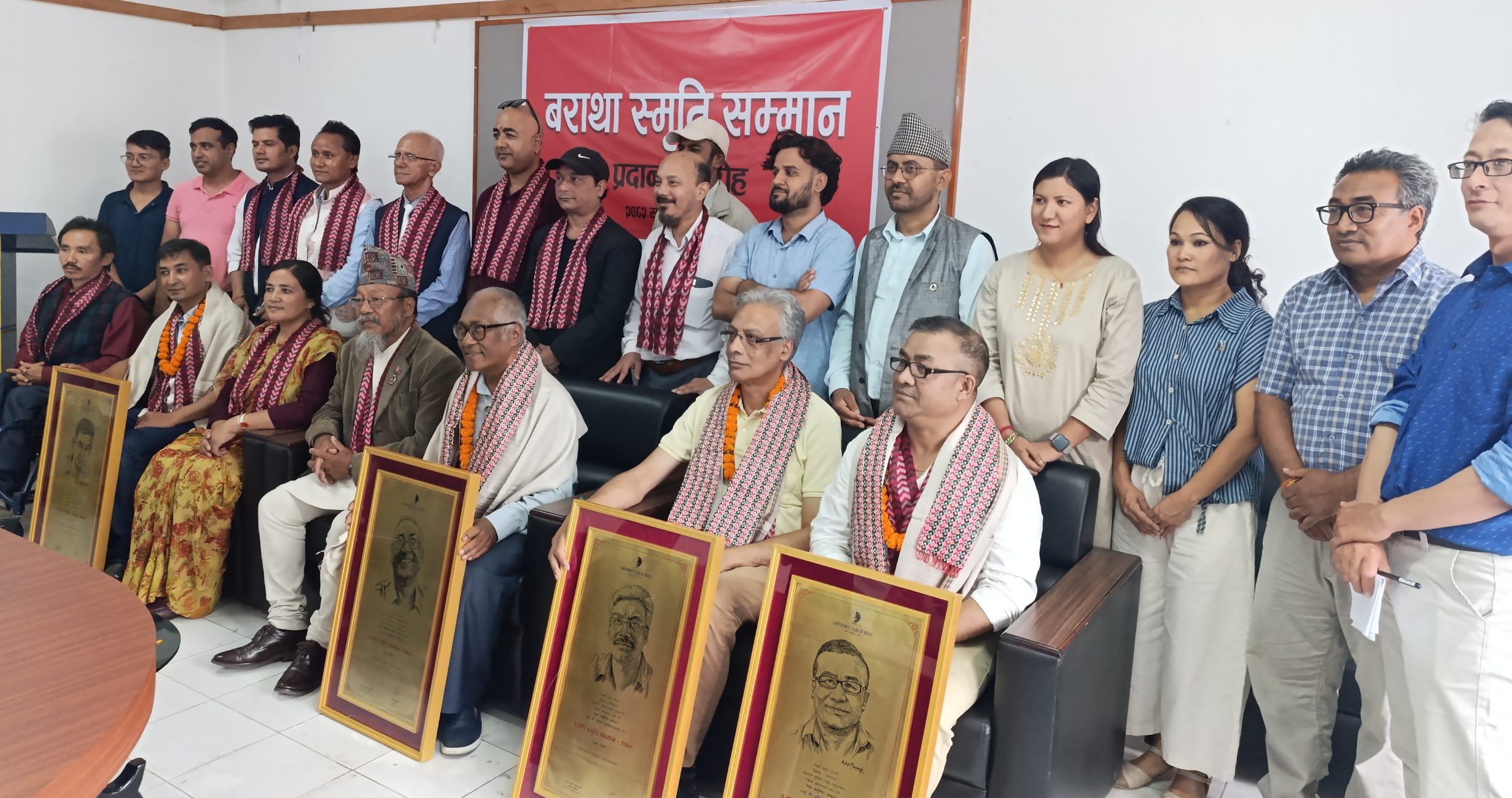 पाँच कार्टुनिष्टलाई ‘बराथ स्मृति सम्मान’ प्रदान