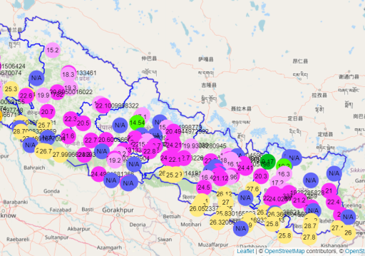 इलाममा एक सय ४६ मिलिमिटर वर्षा, राति पश्चिममा मनसुन सक्रिय