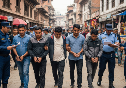 ७३० राउण्ड गोलीसहित ७ जना पक्राउ