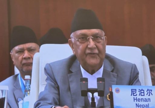 प्रधानमन्त्री ओलीबाट शाङ्घाइ शिखर सम्मेलनलाई सम्बोधन