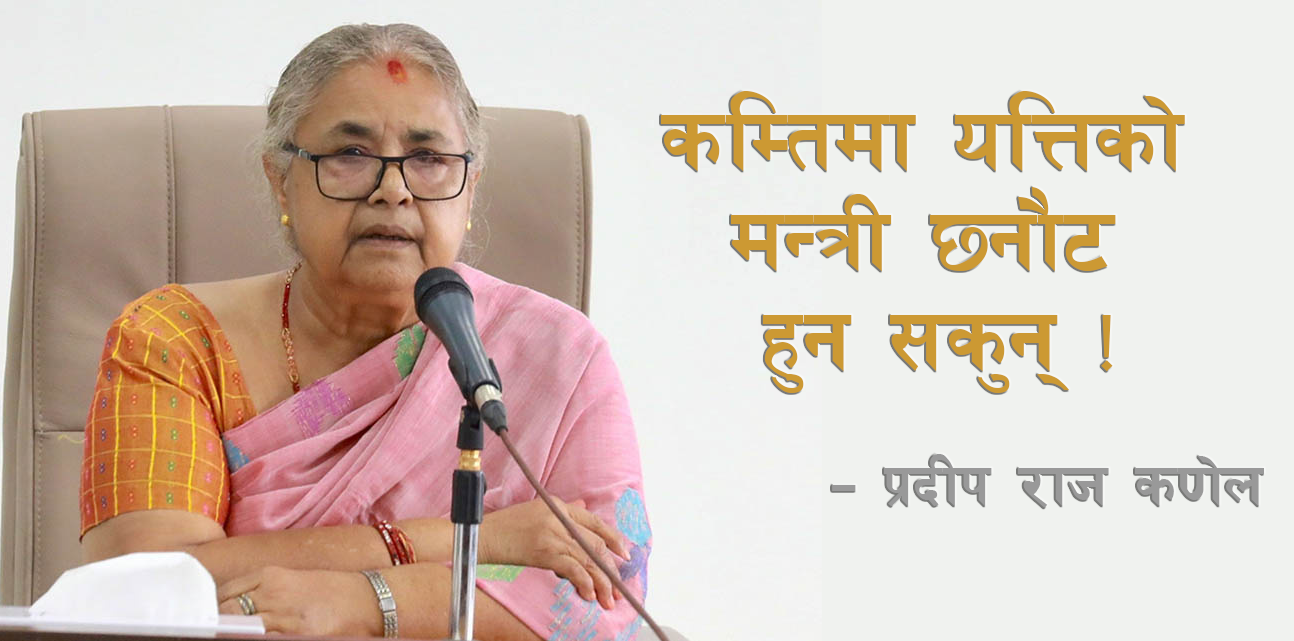 नेपाल सरकारको मन्त्रिपरिषदमा कम्तिमा यत्तिको मन्त्री छनौट हुन सकुन् !