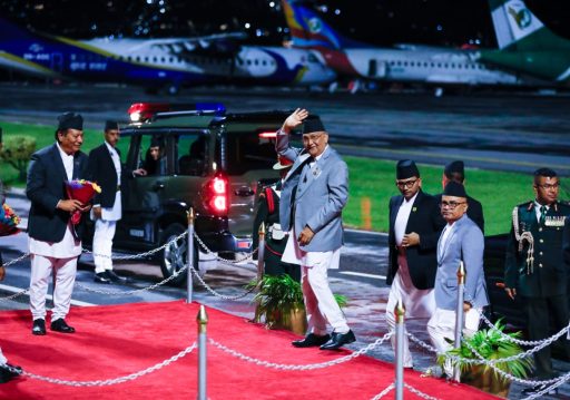 चीनको भ्रमण सकेर प्रधानमन्त्री ओली स्वदेश फिर्ता
