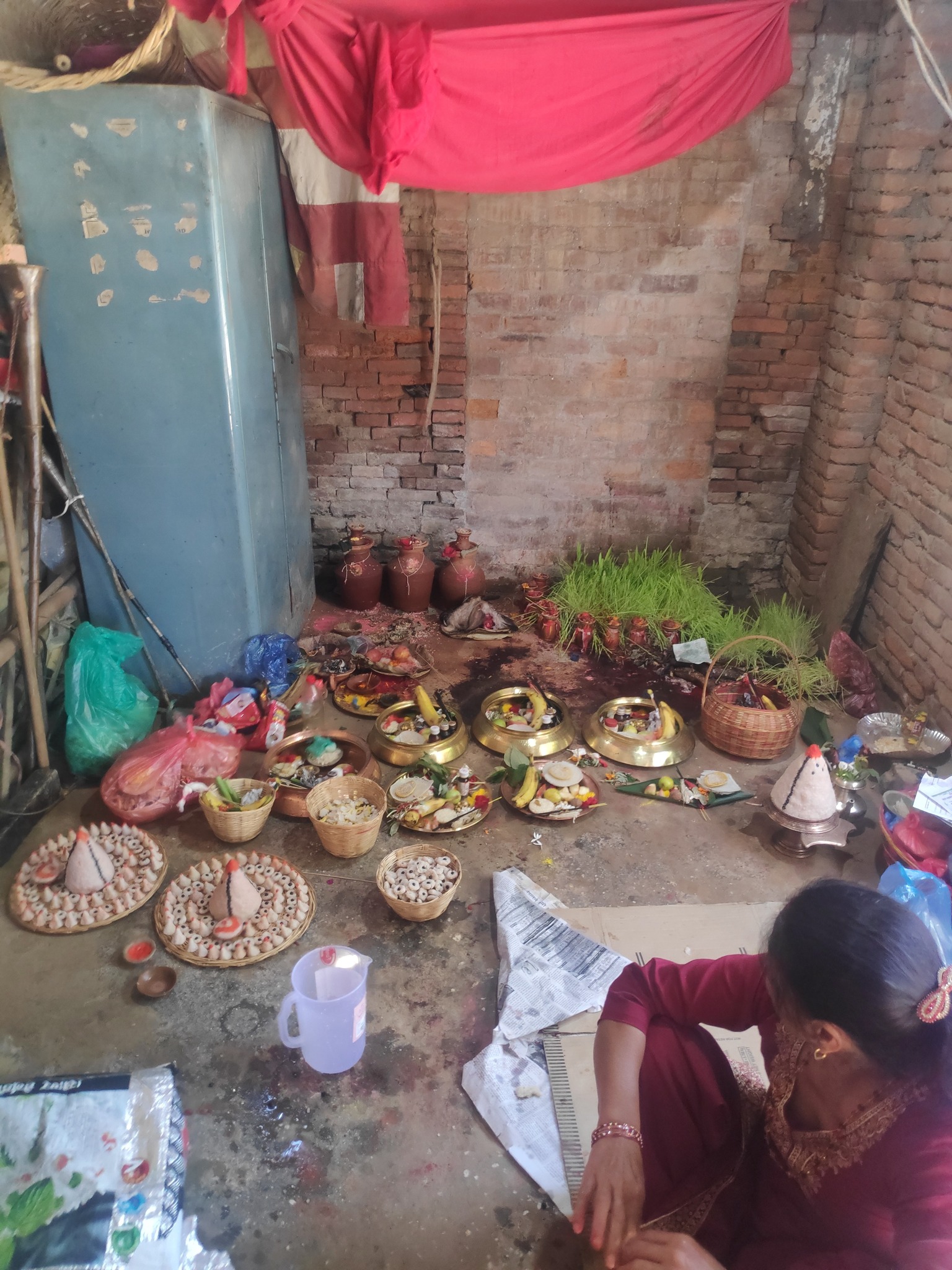 बडादसैँको नवौँ दिन नेवार समुदायले मनाए ‘स्याक्वट्याक्व’