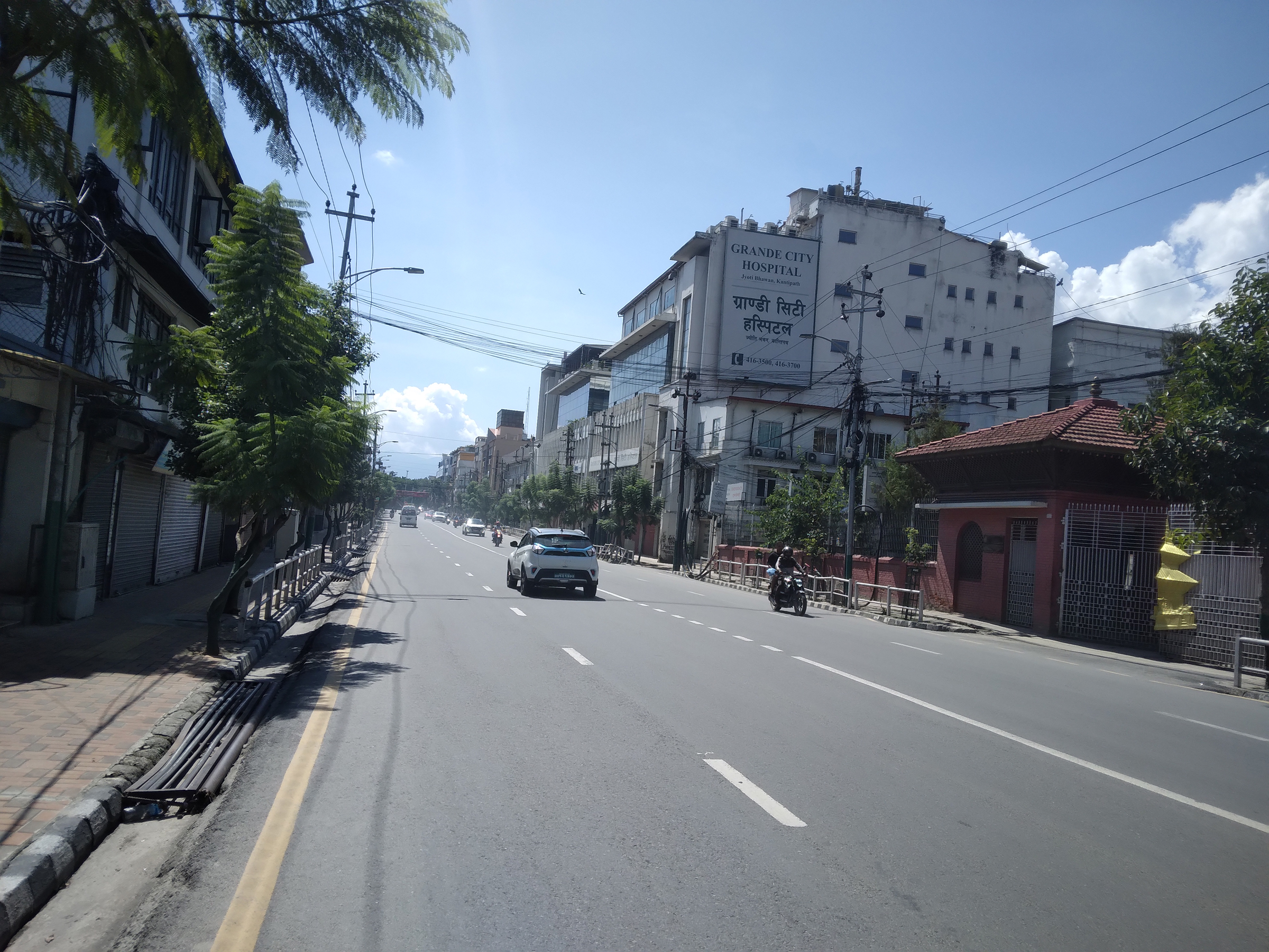 काठमाडौँका सडक सुनसान प्रायः