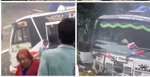 सिन्धुपाल्चोकमा बस दुर्घटना, २१ जना घाइते