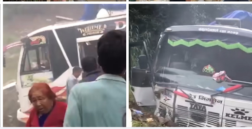 सिन्धुपाल्चोकमा बस दुर्घटना, २१ जना घाइते