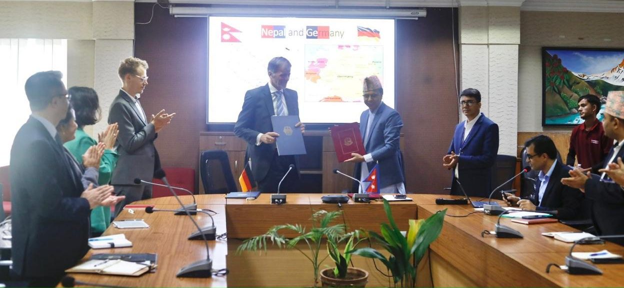 नेपाल सरकार र जर्मन सरकारबीच विभिन्न सम्झौतामा हस्ताक्षर