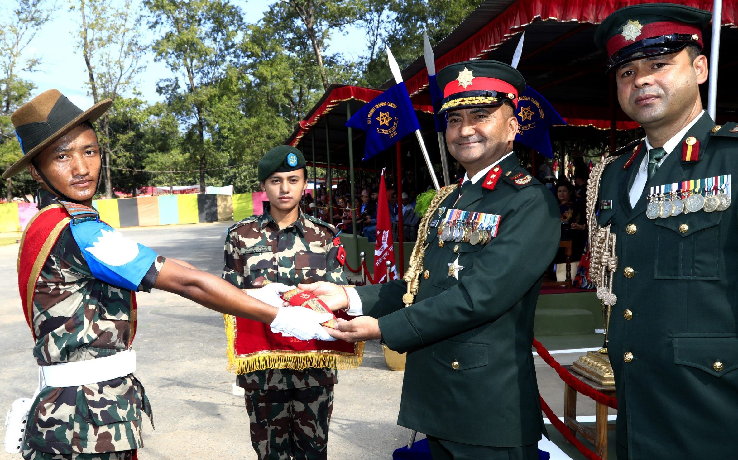 दुइ हजार चार सय ५१ सैन्य दीक्षित