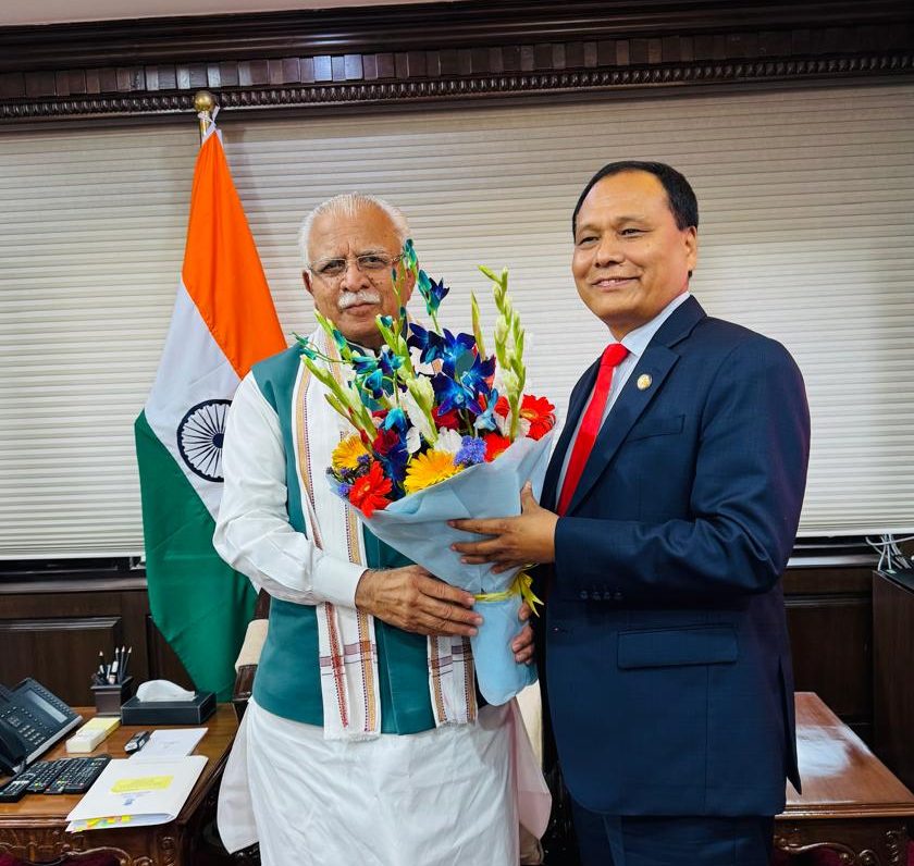 ऊर्जामन्त्री घिसिङ र भारतका विद्युत्मन्त्री खट्ठरबीच भेटवार्ता