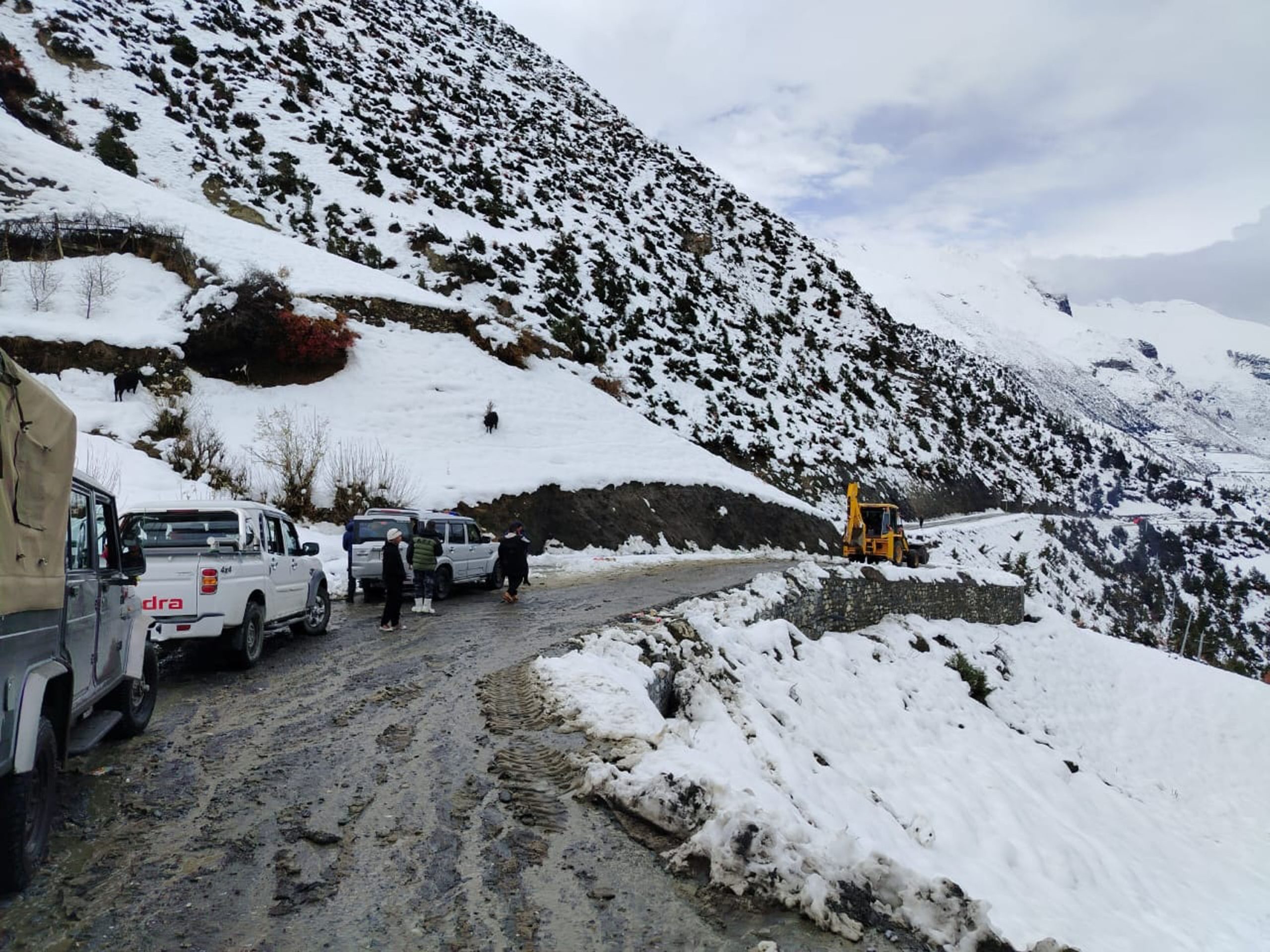 एक साताका लागि रोकियो मनाङ पदयात्रा