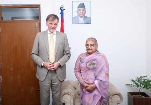 प्रधानमन्त्री कार्कीसँग जर्मनीका राजदूतको भेट