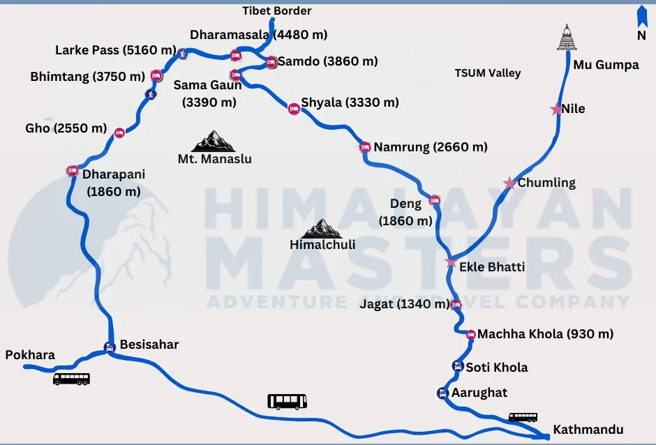 मनास्लु क्षेत्रमा एक विदेशी पर्यटक पहिरोमा पुरिइन्