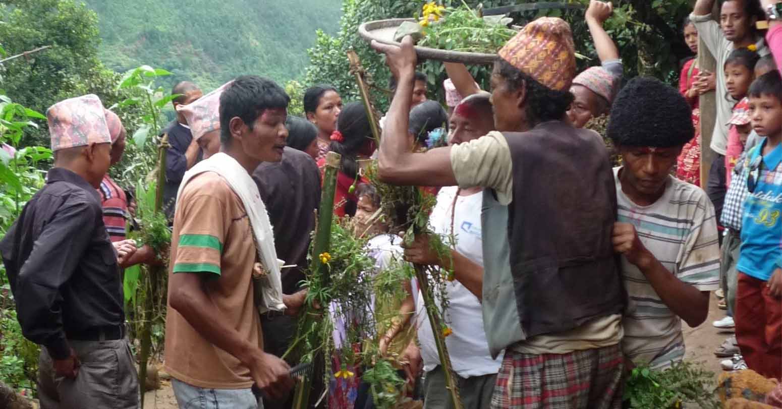 काभ्रेपलाञ्चोकका माझी समुदायले मनाए ‘पितरा पर्व’