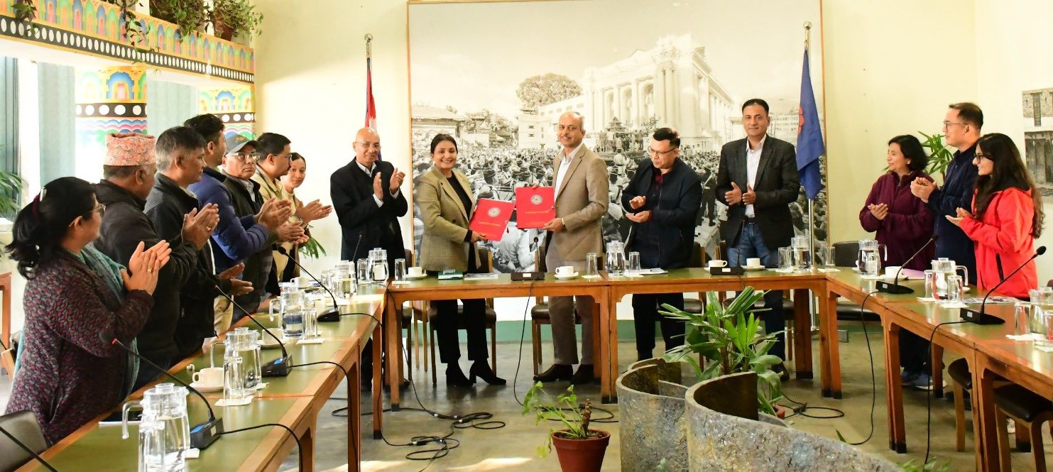 काठमाडौँ विश्वविद्यालय र साथसाथै फाउण्डेशनबीच समझदारी पत्रमा हस्ताक्षर