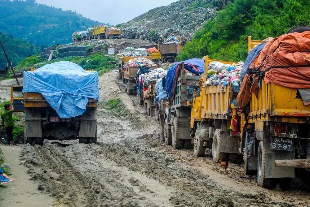 बञ्चरेडाँडामा उपत्यकाको फोहर विसर्जनमा पुनः अवरोध