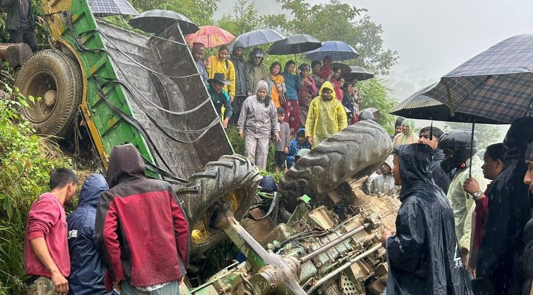 भोजपुरमा ट्याक्टर दुर्घटना, दुईको मृत्यु, चार घाइते
