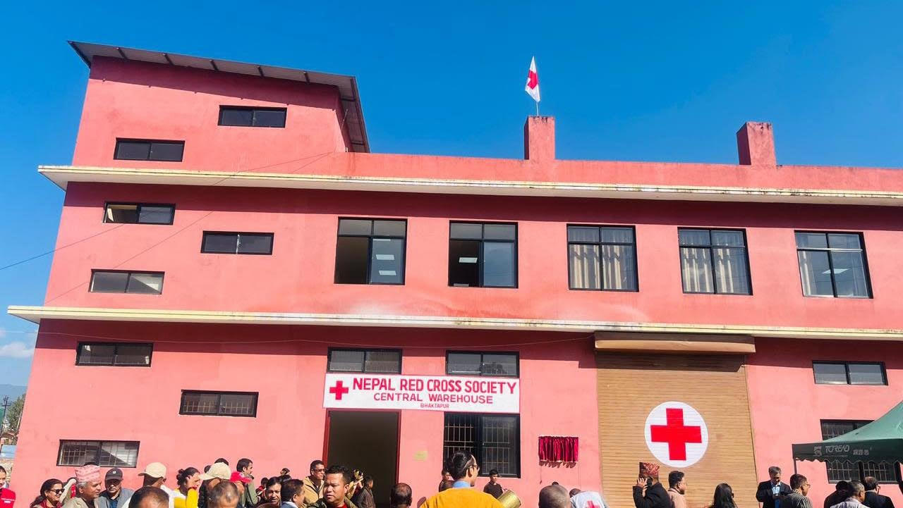 भक्तपुरमा रेडक्रसको ‘केन्द्रीय गोदामघर’ तयार