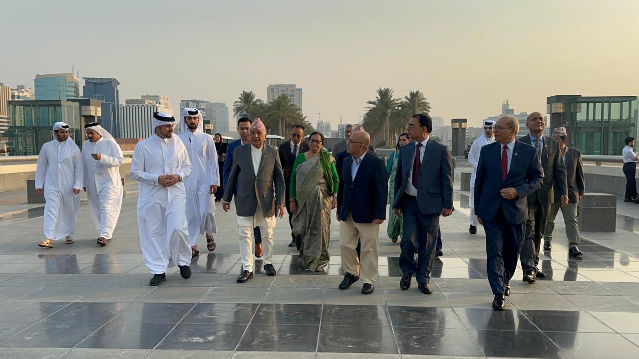 राष्ट्रपति पौडेल कतारबाट स्वदेश प्रस्थान