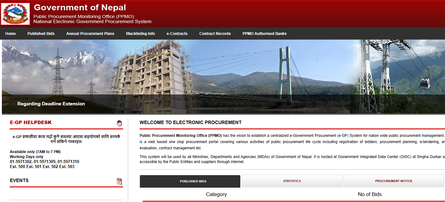 अन्तिम समयमा मात्र बिड समिसन नगर्न आग्रह