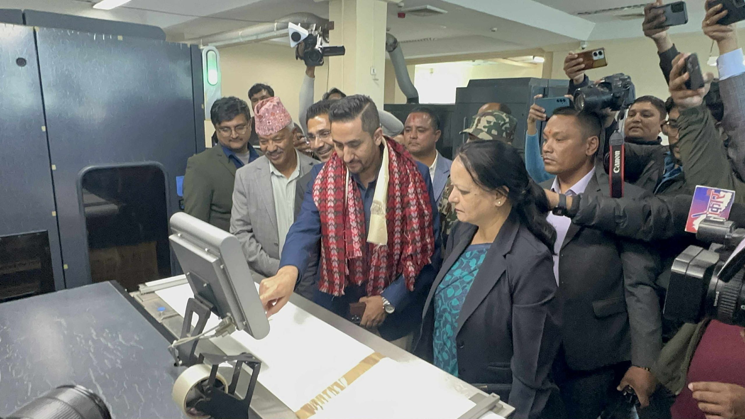 सुरक्षण मुद्रण केन्द्रमा सवारीचालक अनुमतिपत्र छपाई सुरु