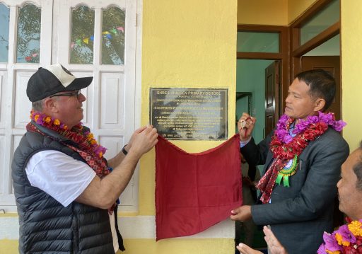 जर्मन विद्यार्थीको सहयोगमा विद्यालय भवन निर्माण